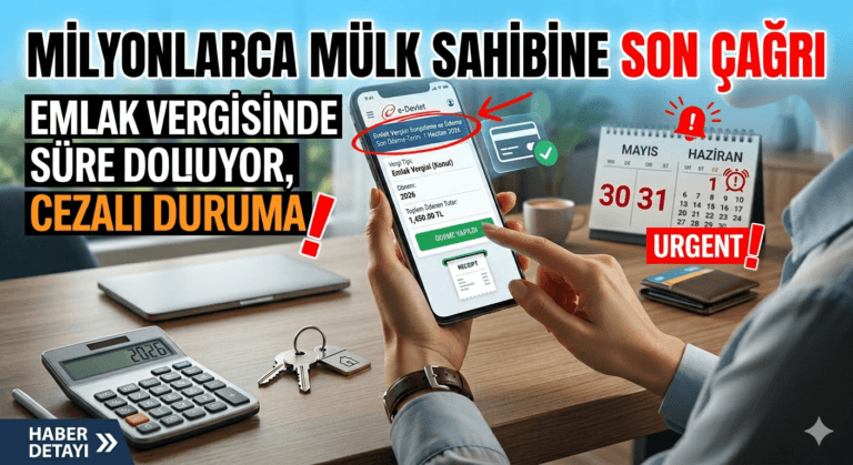 Mülk Sahiplerine Son Çağrı: Emlak Vergilerinde Süre Doluyor!