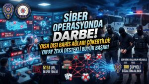 Yapay Zekâ Destekli Siber Operasyon: 108 Şüpheli Yakalandı