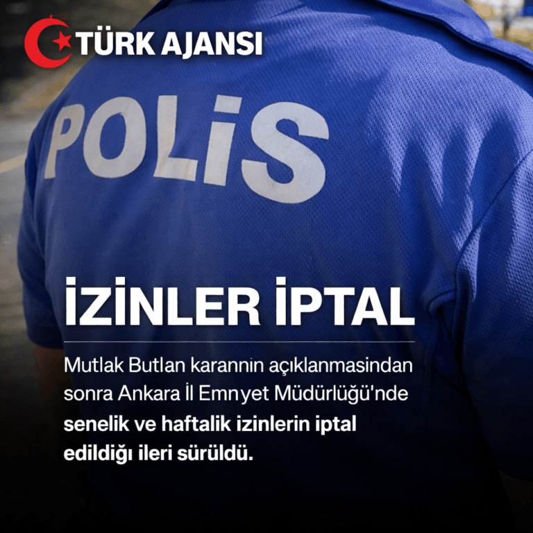 İZİNLER İPTAL…