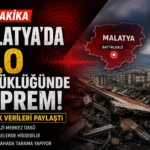 Malatya’da 4.0 Büyüklüğünde Deprem: AFAD İlk Verileri Paylaştı