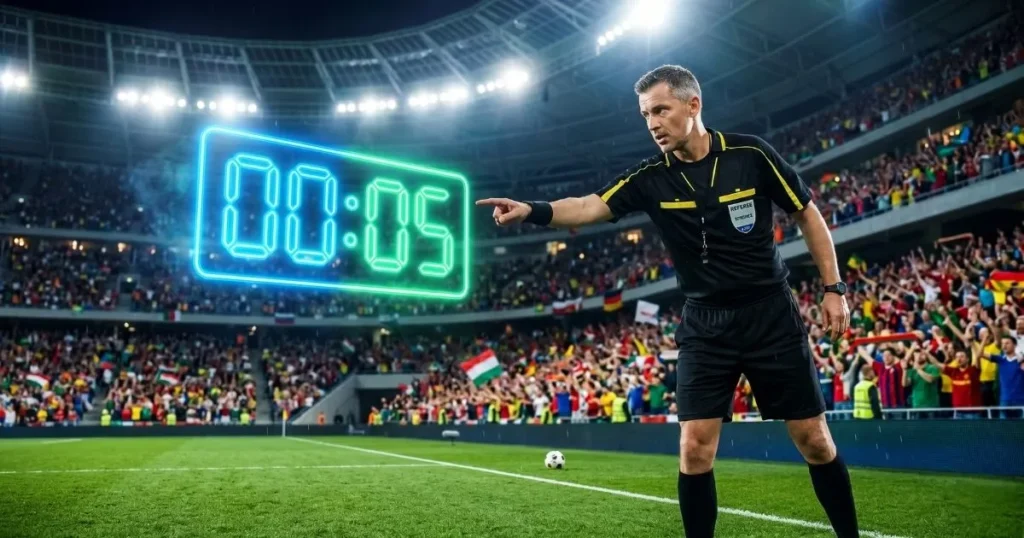 Futbol Kuralları Değişti mi? 5 Saniye ve Yeni VAR Kuralları Neler? | Türk Ajansı 2 5 saniye kuralı nedir