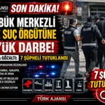 Karabük merkezli 5 ilde suç örgütüne operasyon: 7 şüpheli tutuklandı