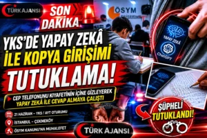 🚨 SON DAKİKA | YKS’de yapay zekâ ile kopya girişimi iddiasında tutuklama
