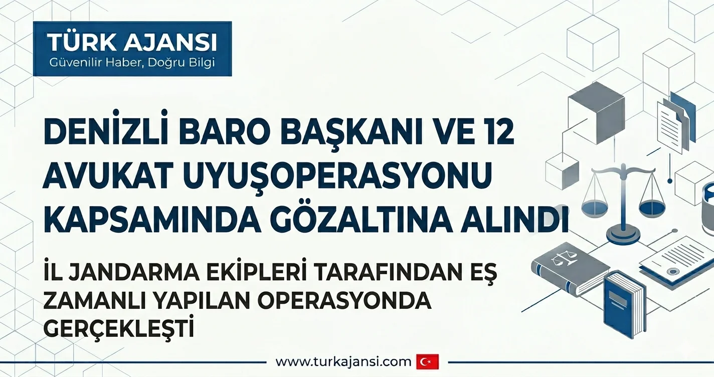 Denizli Uyuşturucu Operasyonu: Baro Başkanı Gözaltında