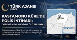 Kastamonu Polis İntiharı: Küre’de Görevli Memur Evinde Ölü Bulundu | Türk Ajansı