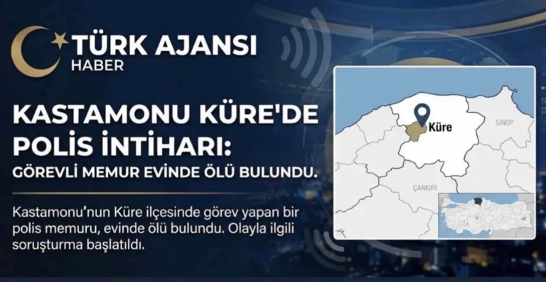 Kastamonu Polis İntiharı: Küre’de Görevli Memur Evinde Ölü Bulundu | Türk Ajansı