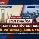 Suudi Arabistan İsrail Vatandaşlarına Gayrimenkul Yasağı Getirdi