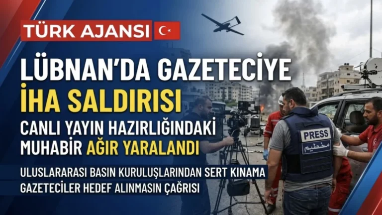 Lübnan Gazeteci Saldırısı: İsrail İHA’sı Canlı Yayında Vurdu