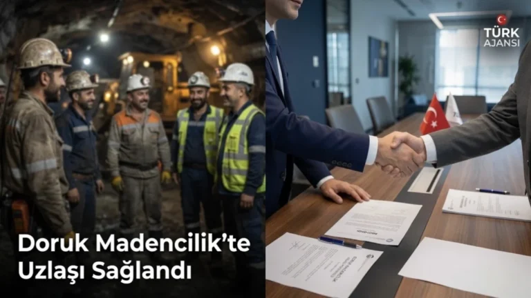 Doruk Madencilik İşçileri Uzlaştı: Bakanlık Devreye Girdi