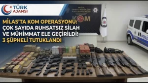Muğla Milas’ta Silah Operasyonu: 3 Şüpheli Tutuklandı