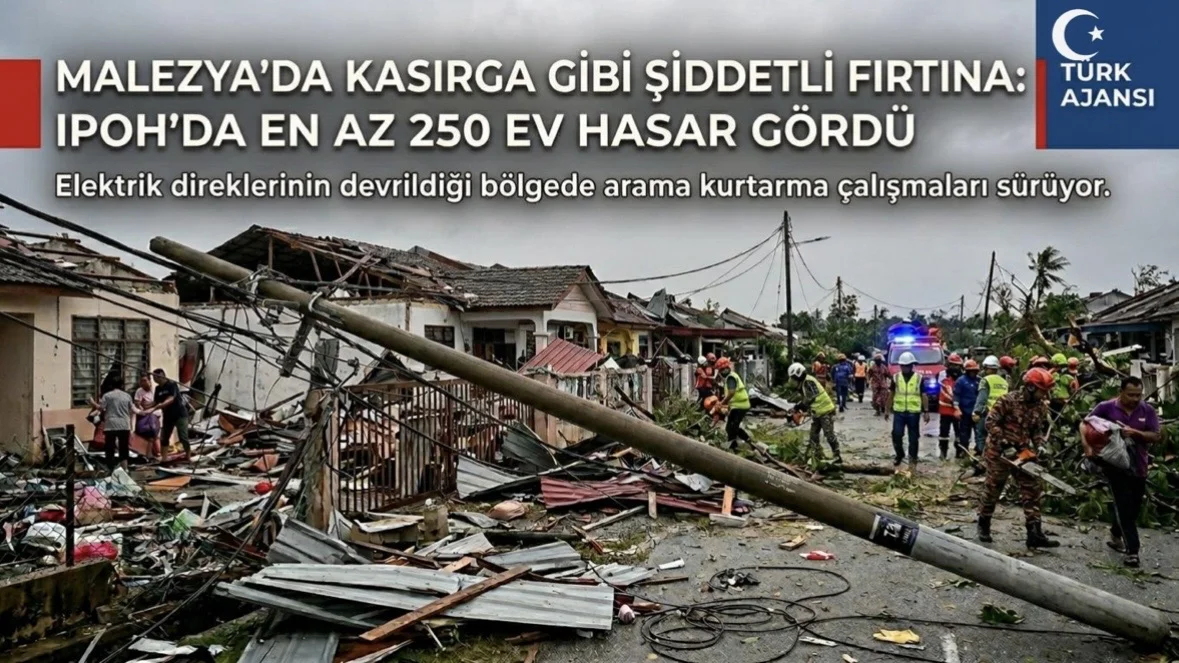 Malezya Kasırga Felaketi: Ipoh Kentinde Şiddetli Fırtına