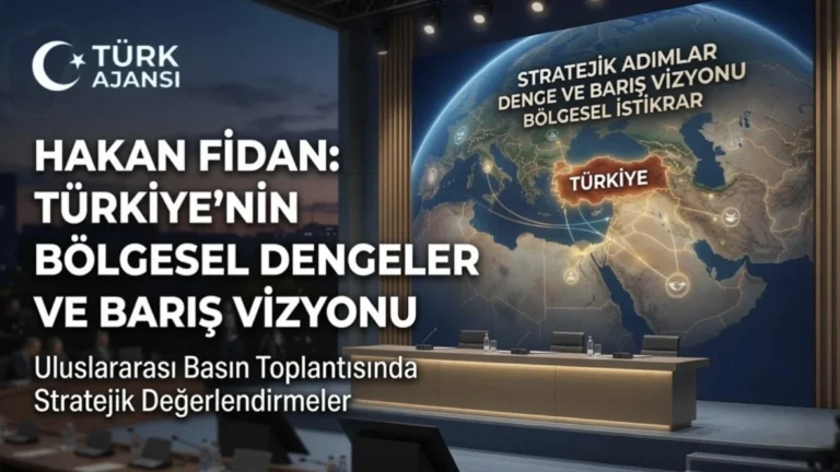 Hakan Fidan Açıklaması: Bakan Fidan’dan Bölgesel Mesajlar