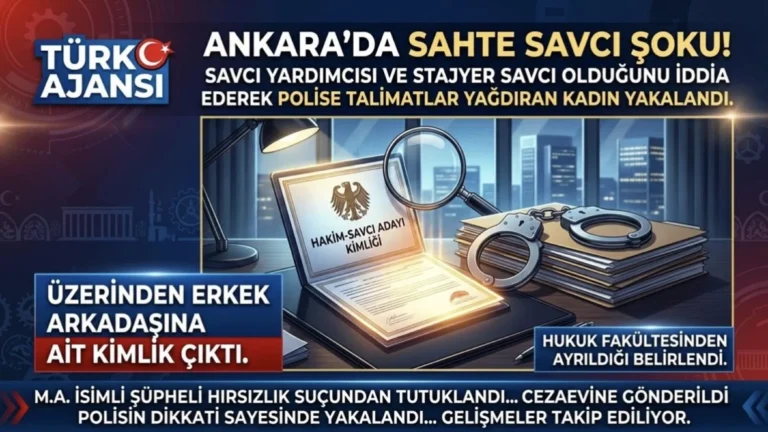 Ankara Sahte Savcı Krizi: Polis Merkezinde Yakalandı