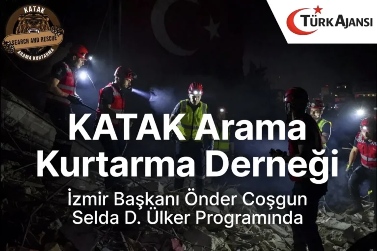 KATAK Arama Kurtarma Derneği İzmir Başkanı Önder Coşgun, Selda D. Ülker’in Konuğu Oldu