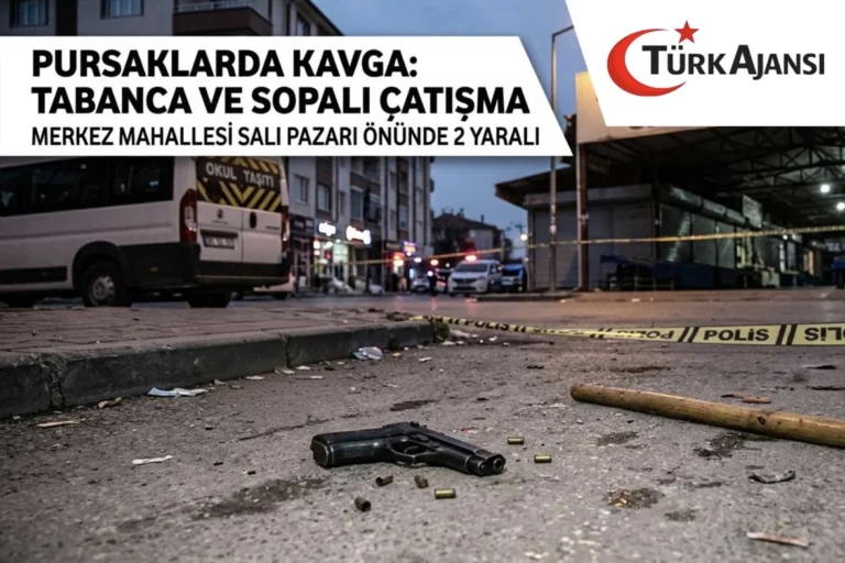 Ankara’da Dehşet Anları: Sopa ve Tabancalı Kavga Kamerada!