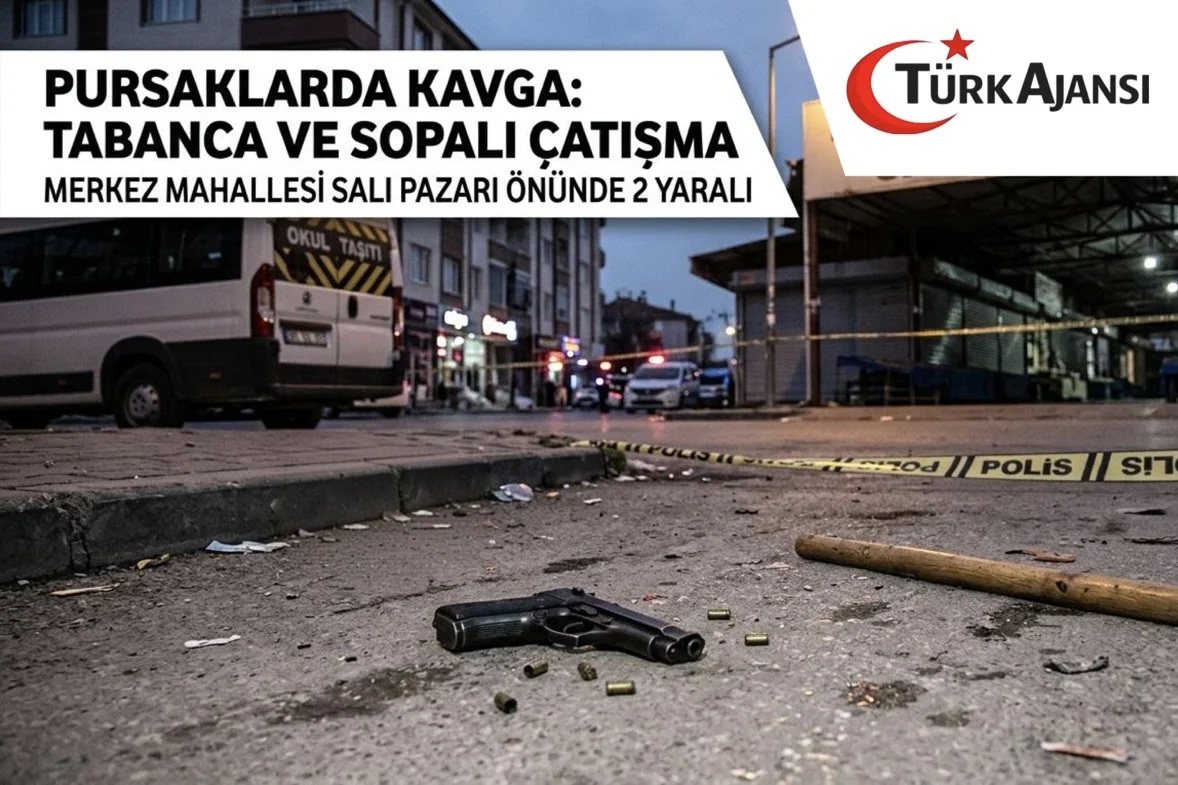 Ankara’da Dehşet Anları: Sopa ve Tabancalı Kavga Kamerada!