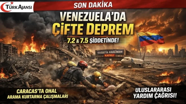 Venezuela’yı Çifte Deprem Vurdu: 7.2 ve 7.5 Büyüklüğünde Sarsıntılar Panik Yarattı!