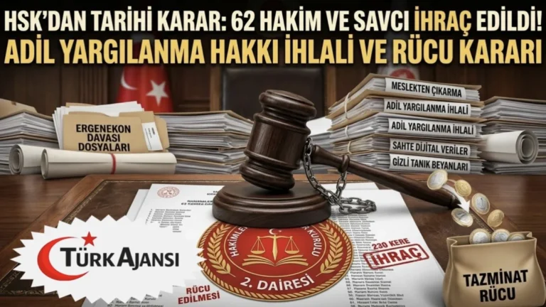 HSK’dan Ergenekon Davası Hakim ve Savcılarına İhraç Kararı
