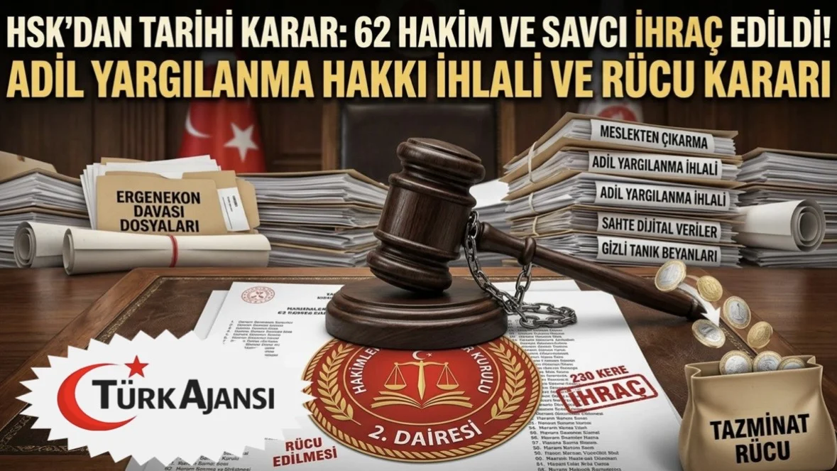HSK’dan Ergenekon Davası Hakim ve Savcılarına İhraç Kararı