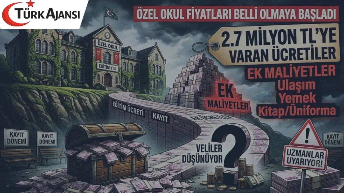Özel Okul Fiyatları Sarsıyor: Yeni Dönemde 2,7 Milyon TL’yi Aşan Ücretler Gündemde