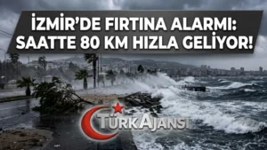 İzmir’e Sarı Kodlu Fırtına Uyarısı: Rüzgar Hızı 80 Km’ye Ulaşacak