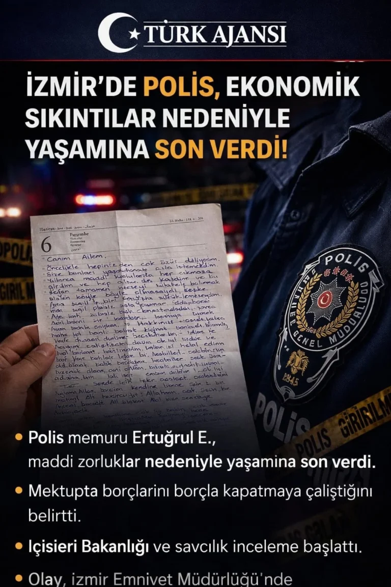 İzmir Polis Memuru İntiharı Hakkında İnceleme Başlatıldı | Türk Ajansı