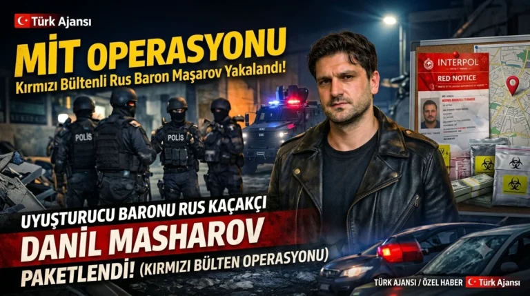 MİT’ten Kaçamadı: Kırmızı Bültenli Rus Uyuşturucu Kaçakçısı Danil Masharov Yakalandı!