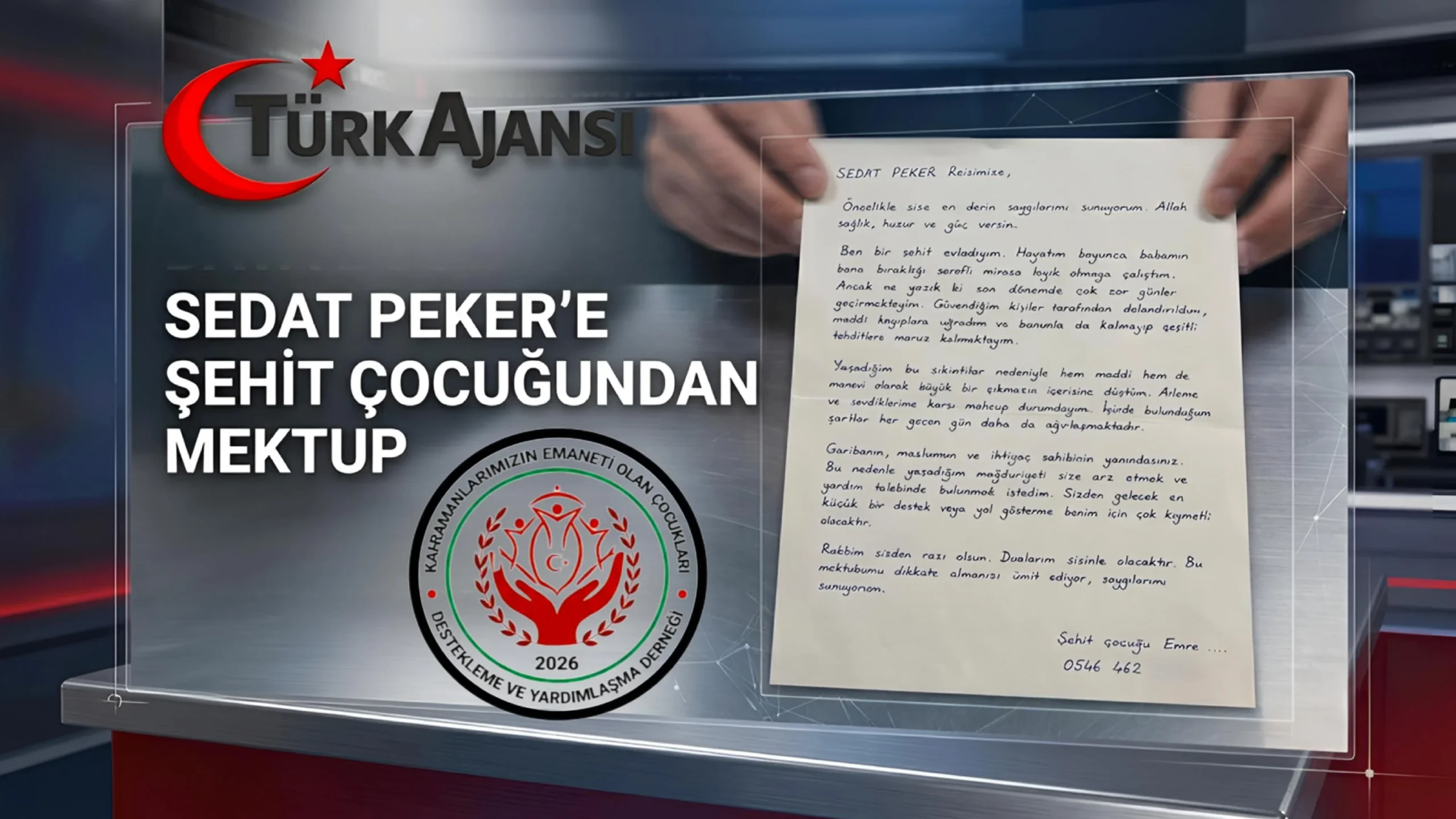 Şehit Çocuğundan Sedat Peker’e Dikkat Çeken Çağrı