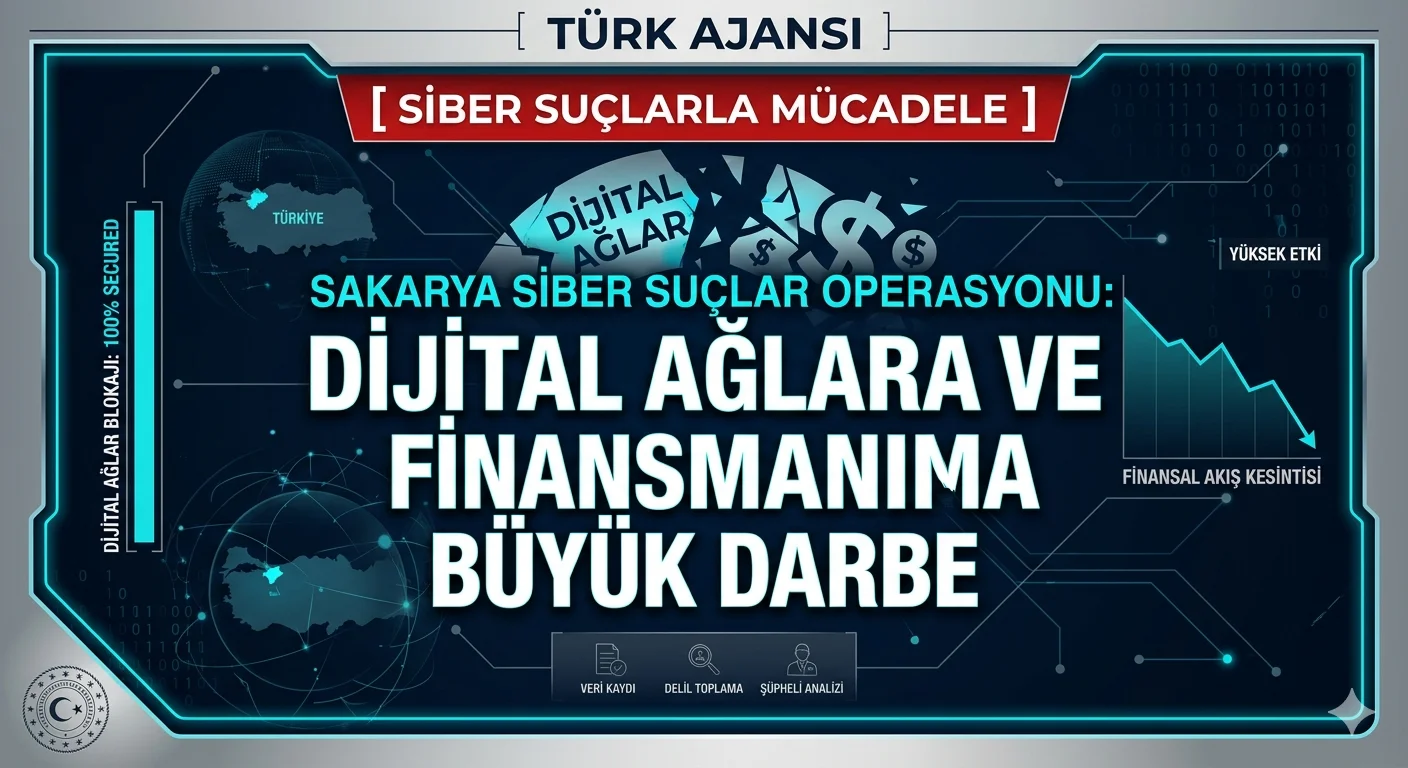 Sakarya Siber Suçlar Operasyonu: Telegram Şebekesine Darbe