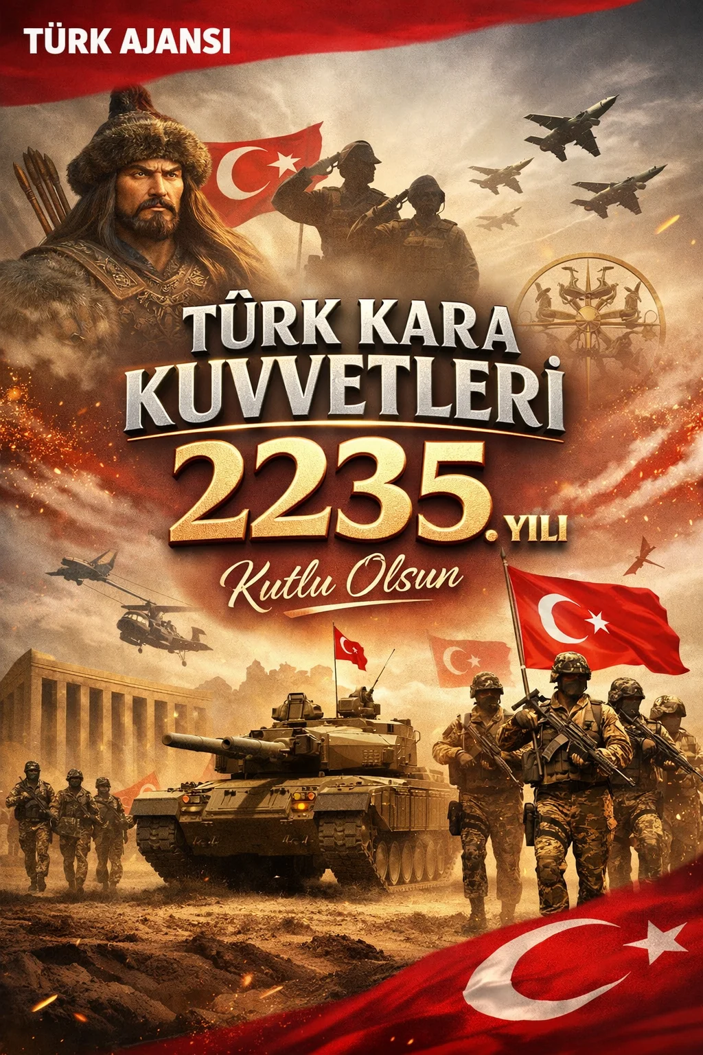 Türk Kara Kuvvetleri’nin 2 Bin 235’inci Yılı Kutlanıyor