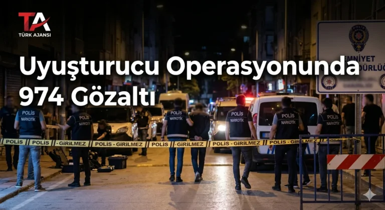 Uyuşturucu Operasyonunda 974 Gözaltı: Türkiye Genelinde Dev Baskın
