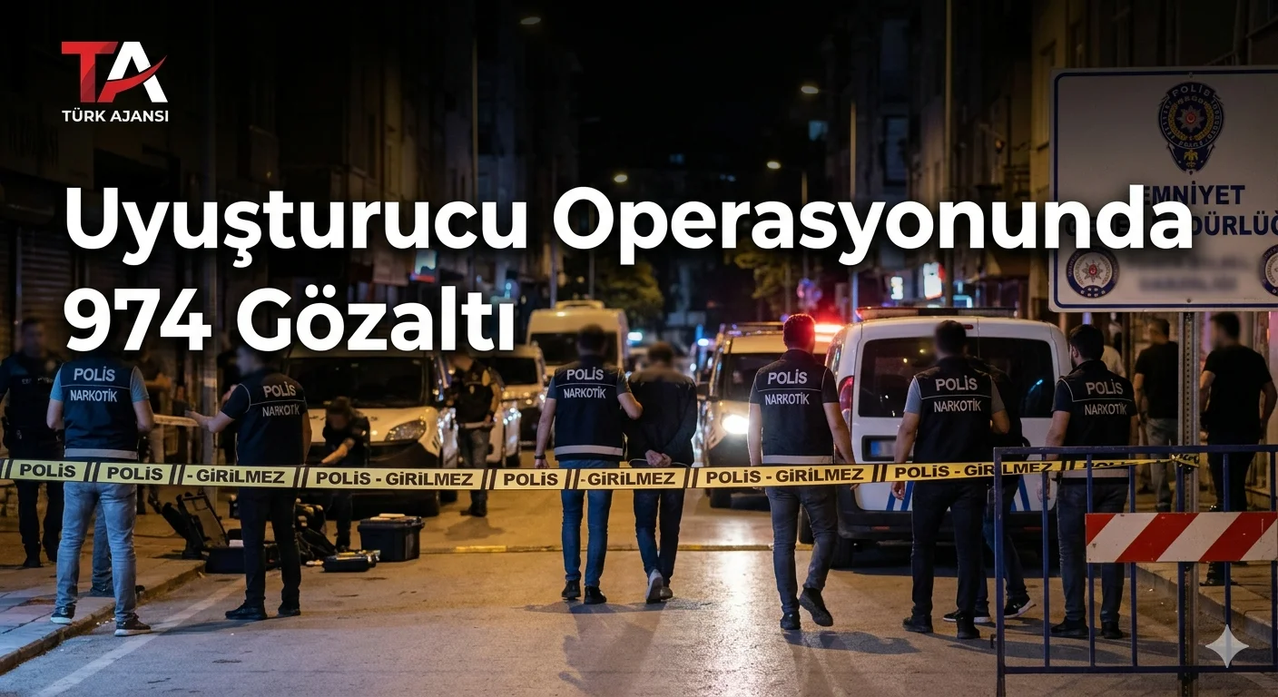 Uyuşturucu Operasyonunda 974 Gözaltı: Türkiye Genelinde Dev Baskın