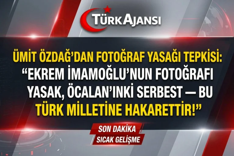 Ümit Özdağ’dan ‘Fotoğraf Yasağı’ Tepkisi: “Bu Ayıp Oğlu Ayıptır!”