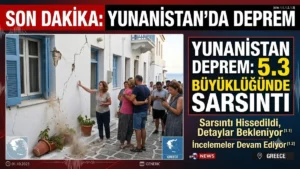Yunanistan Deprem: 5.3 Büyüklüğünde Sarsıntı | Türk Ajansı