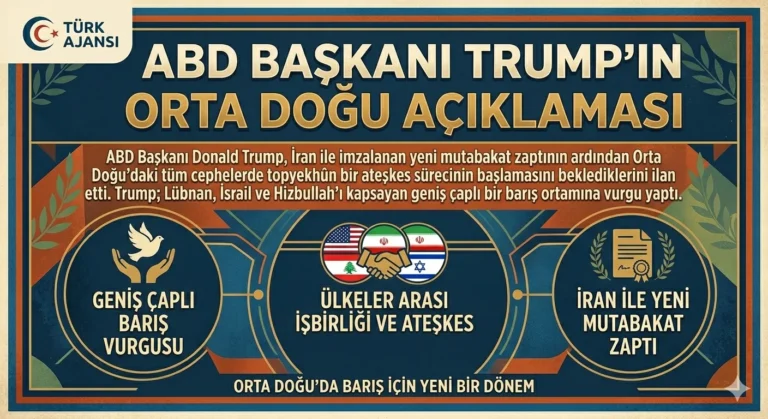 Donald Trump İran Açıklaması: Tüm Cephelerde Ateşkes Bekliyoruz