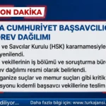 Ankara Başsavcılığı Başsavcı Vekillerinin Görev Dağılımı Belli Oldu