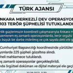 Ankara’da Terör Operasyonu