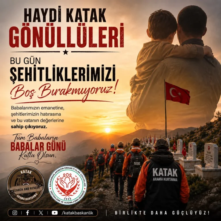 KATAK Babalar Günü Şehitlik Ziyareti Çağrısı Yaptı