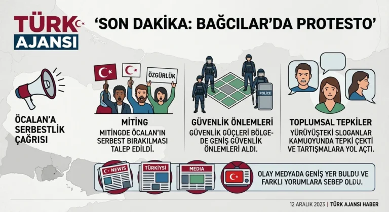 Bağcılar’da PKK Lideri Abdullah Öcalan’ın Serbest Bırakılması İçin Yürüyüş Düzenlendi