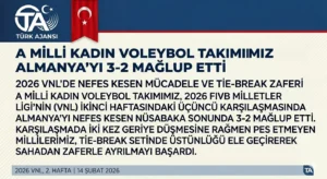 Almanya’yı 3-2 Yenen Filenin Sultanları VNL’de Kazandı