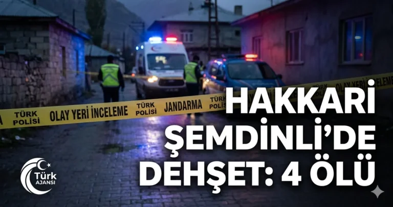 Hakkari Şemdinli Silahlı Kavga: 4 Ölü, 1 Ağır Yaralı