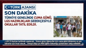 Cuma Günü Okullar Tatil Mi? MEB’den 12 Haziran Kararı | Türk Ajansı