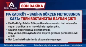 İstanbul Metrosu Raydan Çıktı: M4 Hattında Seferler Durdu