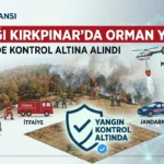 Nurdağı Kırkpınar’da Çıkan Orman Yangını 1 Saatte Kontrol Altına Alındı