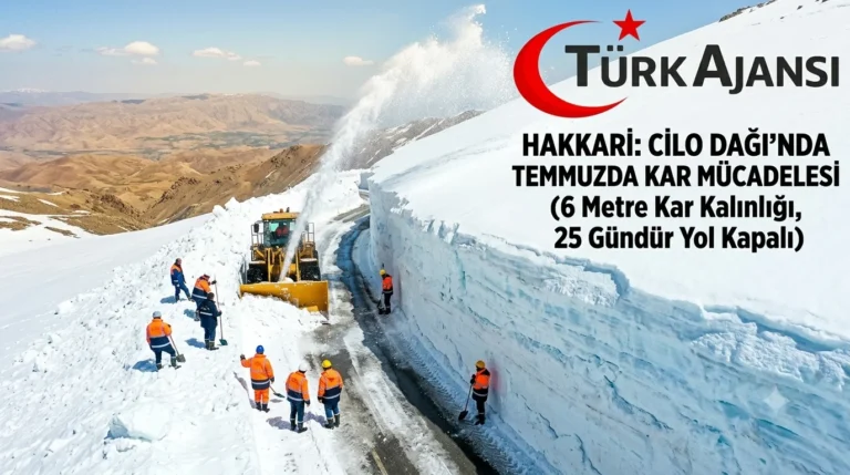 Yüksekova’da Yaz, Cilo Dağı’nda Karla Mücadele