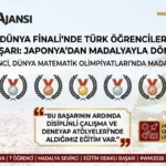 Türk Öğrenciler Japonya’daki Matematik Finalinden Madalyayla Döndü