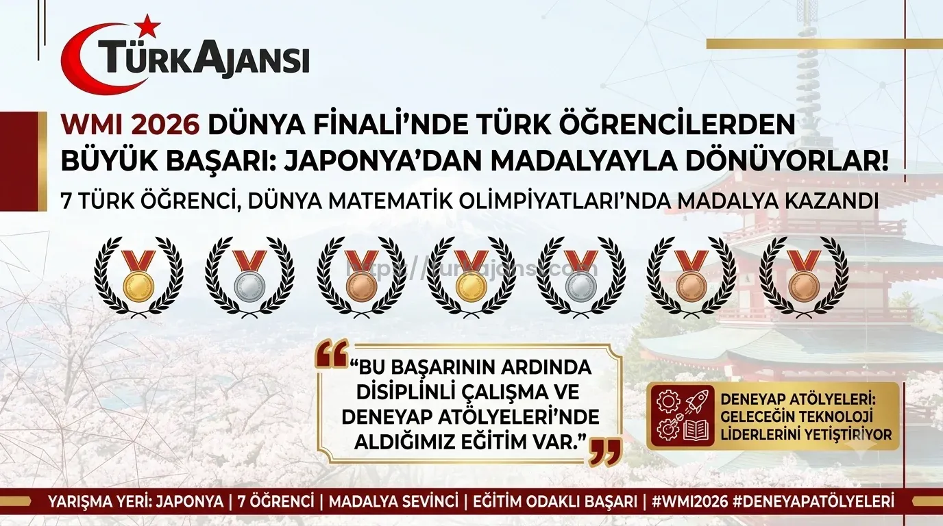 Türk Öğrenciler Japonya’daki Matematik Finalinden Madalyayla Döndü 1 Türk Öğrenciler Japonya’daki Matematik Finalinden Madalyayla Döndü