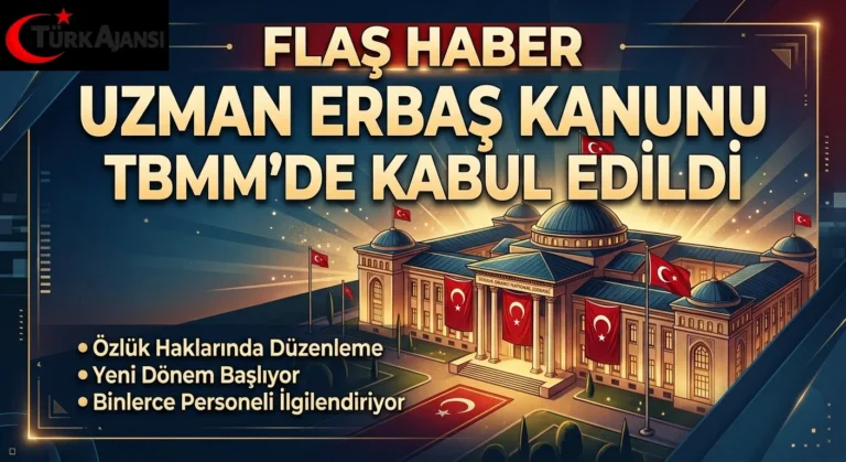 Uzman Erbaş Kanunu TBMM’de Yasalaştı.