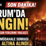 SON DAKİKA | Bodrum’da Korkutan Yangın! Alevler Yerleşim Yerlerine Yaklaştı