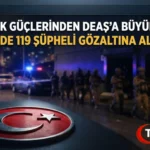 30 İlde Deaş Operasyonu: 119 Şüpheli Yakalandı